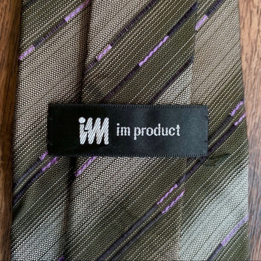 Issey Miyake Green Tie
